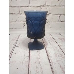 Vintage Noritake Spotlight‎ Blue Lg Goblet Sq Base Teardrop Design Replacement